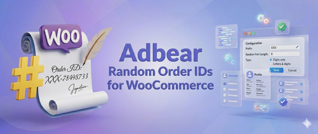Adbear Random Order IDs for WooCommerce